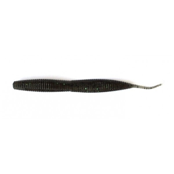 Силиконовая приманка для рыбалки, Taipan Rain Worm, 3,8 дюйма, 8шт/уп, цвет №01 Green pumpkin